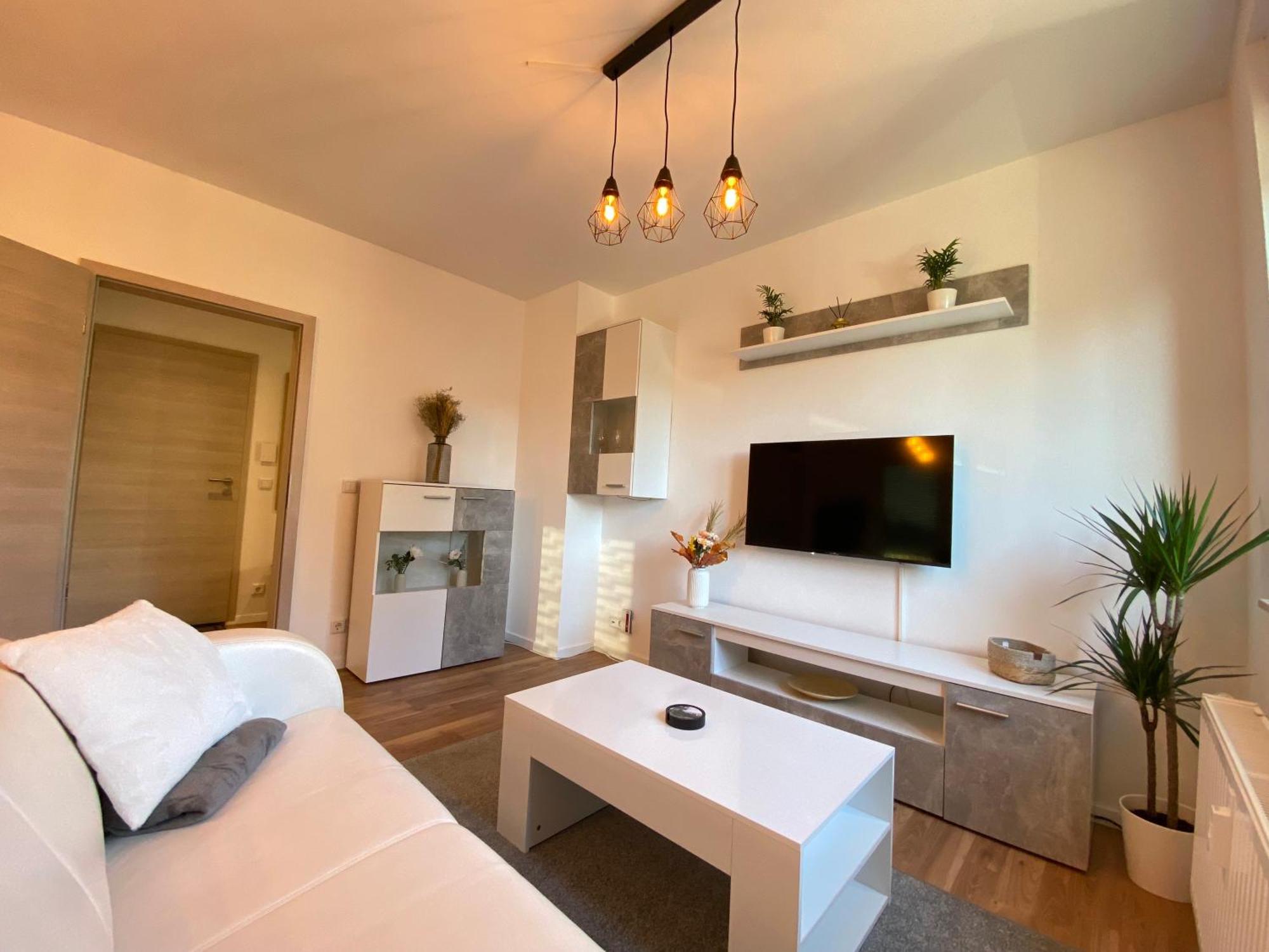 Hochwertige Ferienwohnung Mit 7Qm Balkon, Netflix, Kaffeeautomat, Rainshower Bad Zwickau Dış mekan fotoğraf